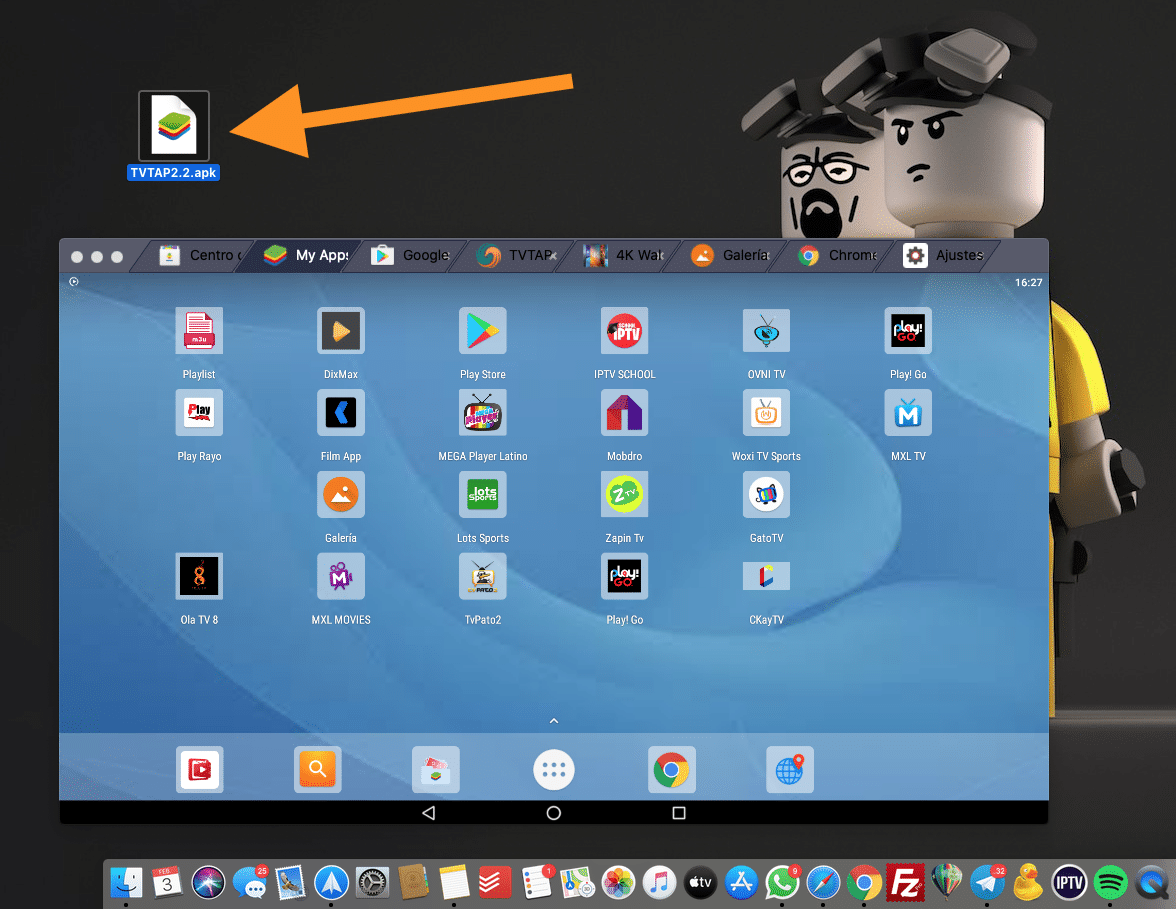 como instalar TVTap pro para mac