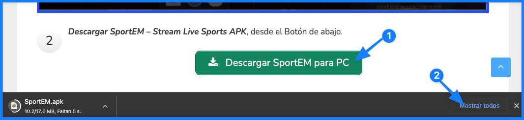 DeporteEM, SportEM - Stream Live Sports, SportEM - Transmisión de deportes en vivo